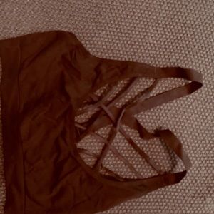 VS strappy black sports bra Large